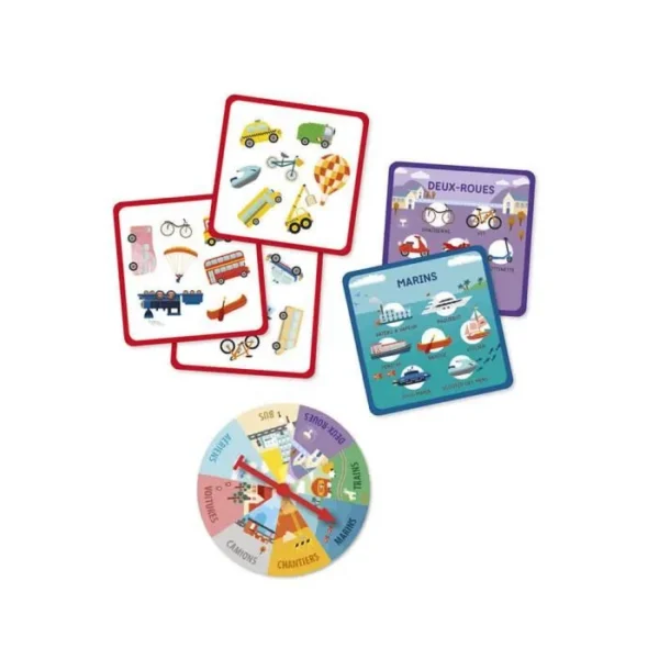 Jeu Speedo Memo Véhicules - Janod