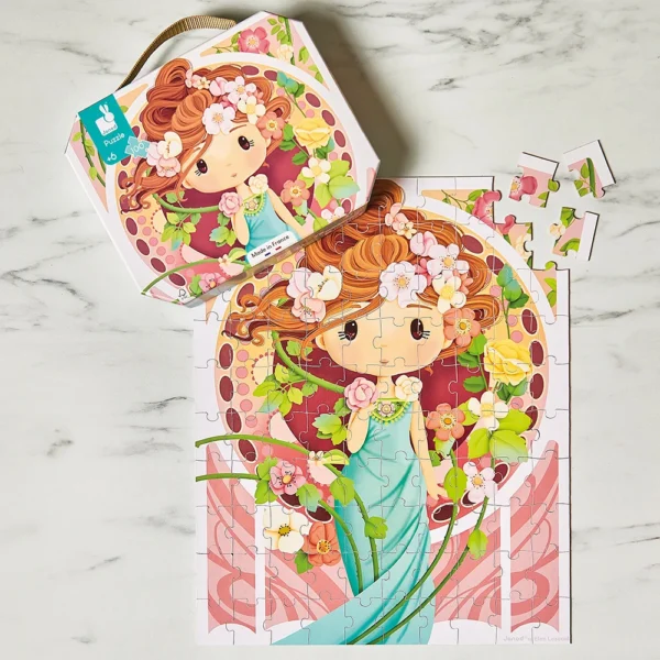 puzzle-inspire-de-mucha-100-pieces (1) Puzzle Inspiré de Mucha 100 pièces - Janod
