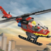 lego60411 L’hélicoptère de secours des pompiers - Lego 60411