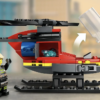lego60411-2 L’hélicoptère de secours des pompiers - Lego 60411
