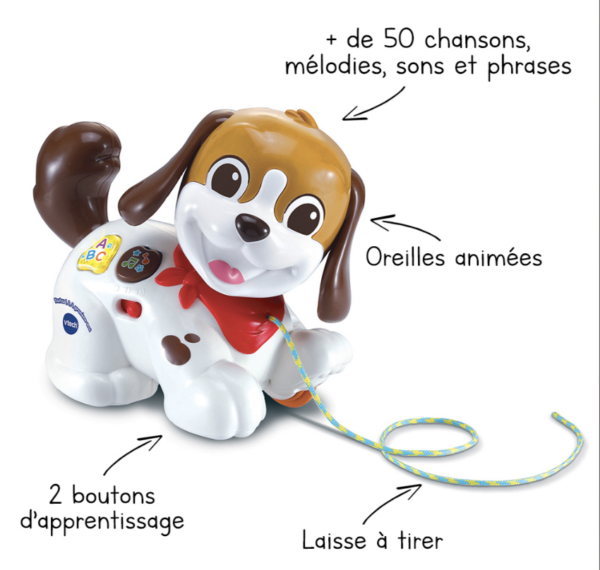 toutou 123 promene moi vtech 7 Toutou 1,2,3 Promène -moi - Vtech