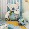 Peluche range pyjama Yoca le koala - 40 cm - Doudou et Compagnie