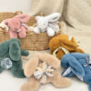Peluche lapin Beige - 25 cm - Doudou et Compagnie