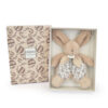 Doudou plat lapin beige - 18 cm - Doudou et Compagnie