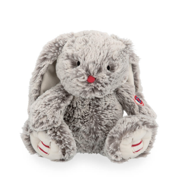 Peluche Lapin Gris Prestige Léo - 24cm - Kaloo