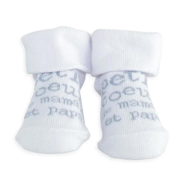 Chaussettes - Petit coeur - blanches - Trois Kilos Sept