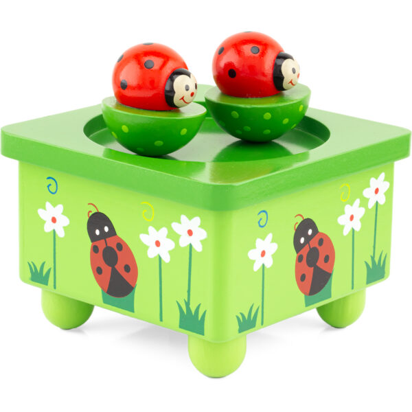 Boîte à Musique Coccinelle Feuille - Ulysse