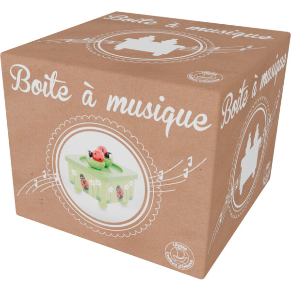 Boîte à Musique Coccinelle Feuille - Ulysse