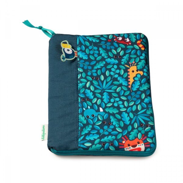 housse-carnet-de-sante-jungle Protège carnet de santé jungle - Lilliputiens