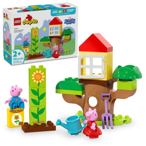 Le jardin et la cabane dans l’arbre de Peppa Pig - Lego 10431