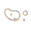 4 Bijoux En Bois A Créer - Rainbow Land - Janod