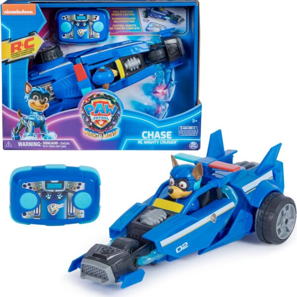 81HV+8+4lTL_AC_SL1500_ La Super Patrouille - Véhicule RC Chase - Voiture Télécommandée Paw Patrol