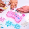 81l4m2uwgZL_AC_SL1500_ Aquabeads Nail Studio - Le coffret de manucure Princesses Disney, Plastique, Rectangulaire - Epoch