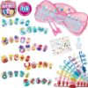 91UJyJ2eT7L_AC_SL1500_ Aquabeads Nail Studio - Le coffret de manucure Princesses Disney, Plastique, Rectangulaire - Epoch