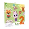 Coffret Créatif Stickers Epais Repositionnables - 2 ans - Janod