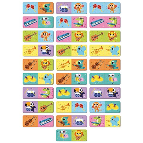dominos-instruments-de-musique 5 Dominos Instruments de Musique - Janod