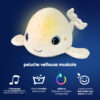 Peluche Veilleuse Beluga - Pabobo
