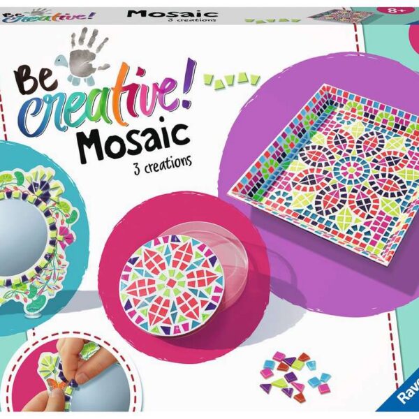 Be Creative – Mosaïque Maxi - 3 créations - Ravensburger