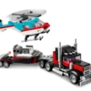 Le Camion Remorque avec Hélicoptère - LEGO Creator 3-en-1