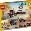 Le Camion Remorque avec Hélicoptère - LEGO Creator 3-en-1