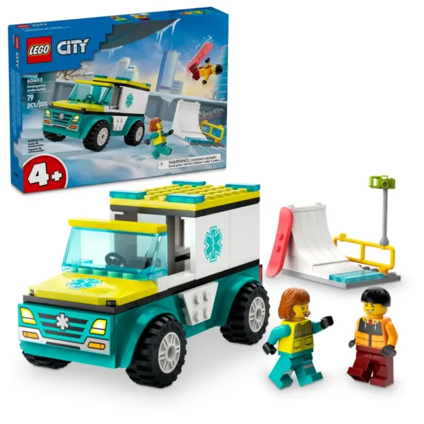60403 L’ambulance de secours et le snowboardeur - Lego City