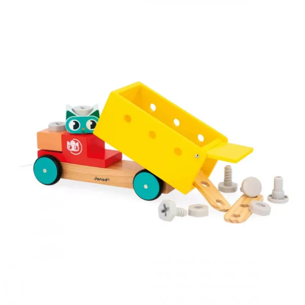 camion-a-tirer-brico-kids (1) Camion à Tirer Brico'Kids - Janod