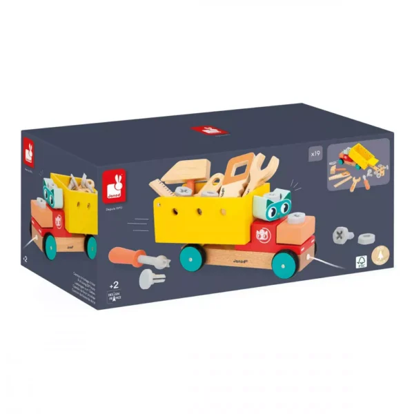 camion-a-tirer-brico-kids (5) Camion à Tirer Brico'Kids - Janod