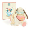 Peluche lapin rose avec son doudou - LAPIN CIBOULETTE - 28 cm - Doudou & Compagnie