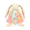 Doudou attache-sucette - LAPIN CIBOULETTE - 19 cm - Doudou & Compagnie