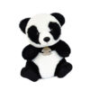 Peluche panda assis blanc et noir - 20 cm - Histoire d'Ours