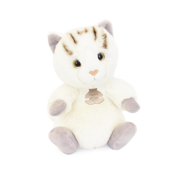 Peluche chat assis - 20 cm - Histoire d'Ours