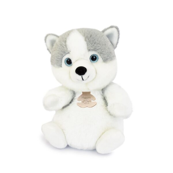 Peluche husky assis - 20 cm - Histoire d'Ours