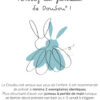 Doudou attache-sucette - LAPIN CIBOULETTE - 19 cm - Doudou & Compagnie