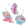 Magic Océan - 3 Porte-Clefs A Diamanter - Janod