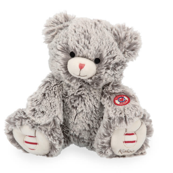 Peluche musicale ours Gris prestige Maé - Kaloo