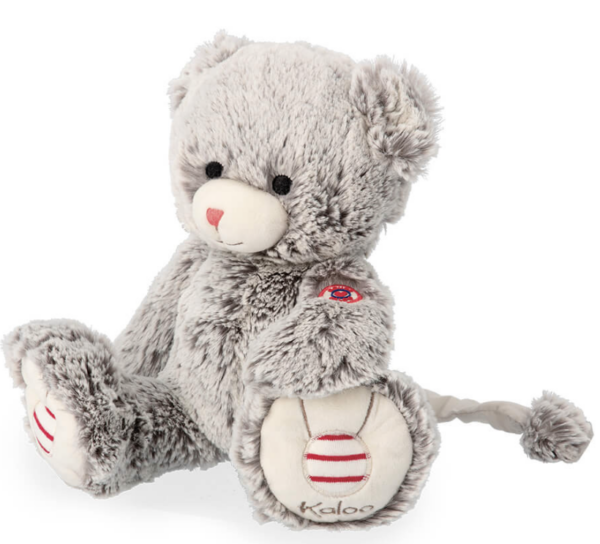 Peluche musicale ours Gris prestige Maé - Kaloo