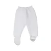 pantalon-tricot-bebe-blanc-100-coton Pantalon tricot bébé - Blanc - Trois Kilos Sept