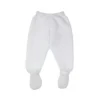 pantalon-tricot-bebe-blanc-100-coton (2) Pantalon tricot bébé - Blanc - Trois Kilos Sept