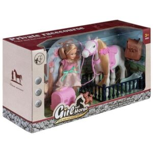 Coffret Poupée et son cheval + accessoires - Wonder kids
