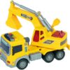 Camion de chantier Excavatrice à Friction- sons et lumières - Wdk