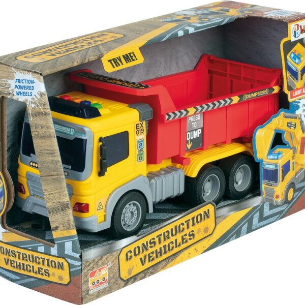 Camion -benne à friction - sons et lumières -Wdk