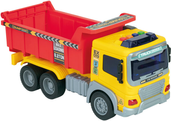 Camion -benne à friction - sons et lumières -Wdk