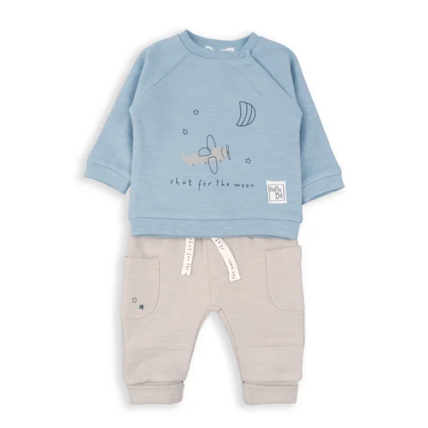 Ensemble Bébé Tee-shirt m/l -pantalon beige Baby Bol 240 825