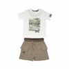 KBWZC0BP4035 Ensemble Short T-shirt Safari bébé garçon Babybol