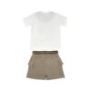 KBWZC0BP4036 Ensemble Short T-shirt Safari bébé garçon Babybol