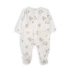 KBWZC0BP6684 Pyjama Blanc/Beige Imprimé Bébé Garçon 1-24 Mois Babybol
