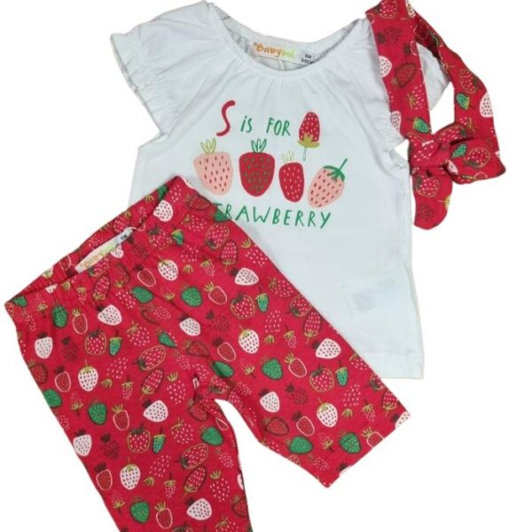 ooapin (7) Ensemble T-shirt + legging + bandeau Babybol - 3-24 mois