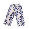 Pantalon fluide blanc imprimé - Loévia