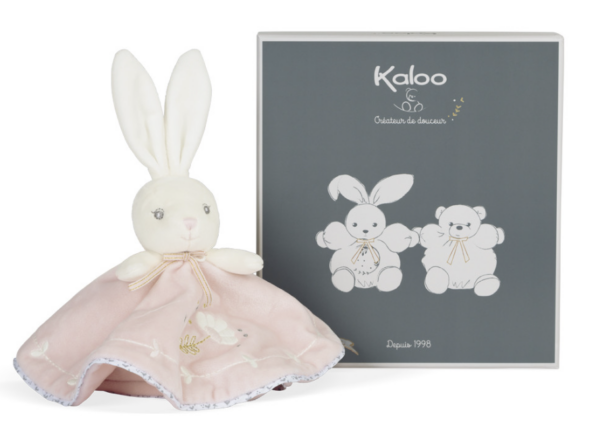 Doudou lapin rond Rose - Kaloo