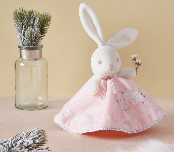 Doudou lapin rond Rose - Kaloo